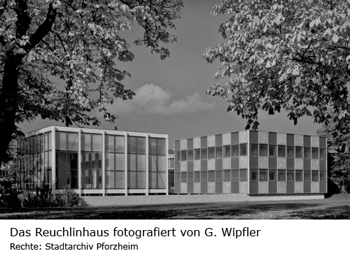 Das Reuchlinhaus um 1965, Foto; G. Wipfler